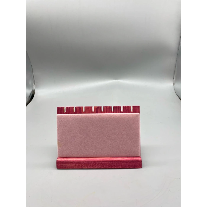 Ahşap El Boyaması Çift Renk18x13 Cm Çoklu Bileklik Standı