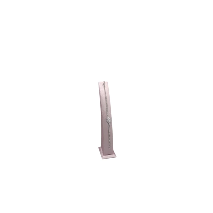 İmera Deri Kumaş Pembe Renk 22x5 Cm  Dik Bileklik