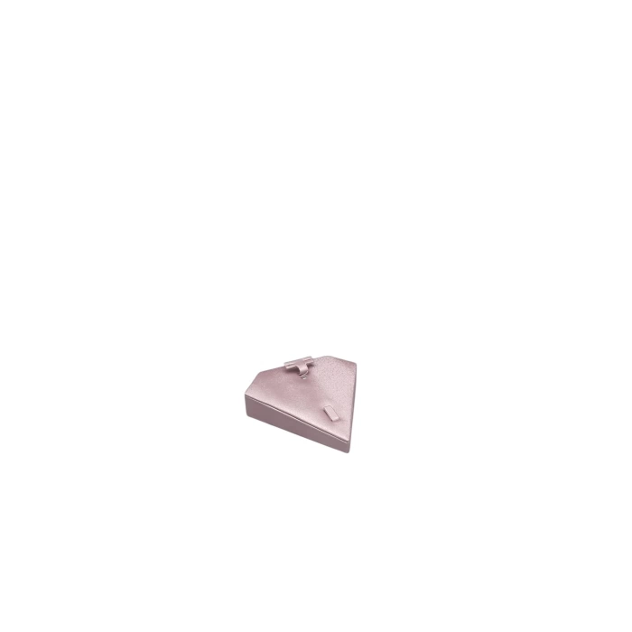 İmera Deri Kumaş Pembe Renk Elmas Model Set Standı