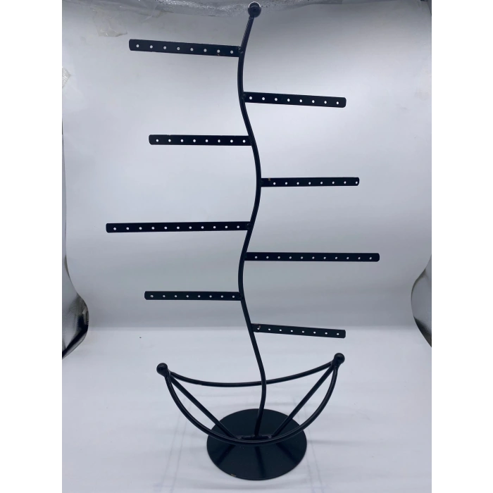 İthal Metal Siyah Renk 46x28 Cm Küpe Standı