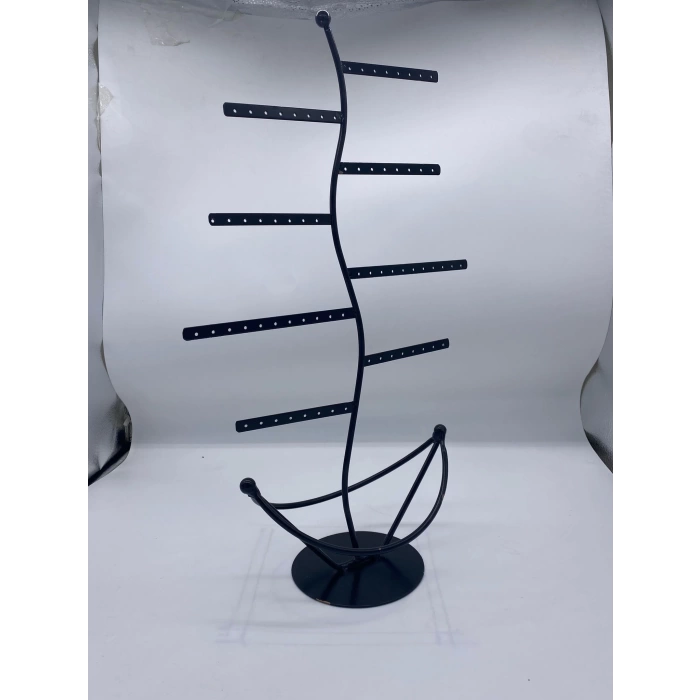 İthal Metal Siyah Renk 46x28 Cm Küpe Standı
