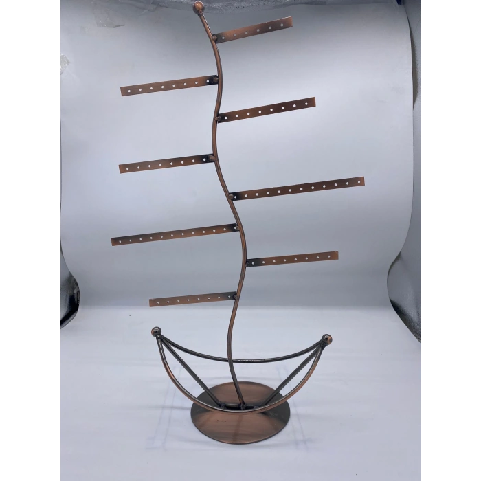 İthal Metal Siyah Renk 46x28 Cm Küpe Standı