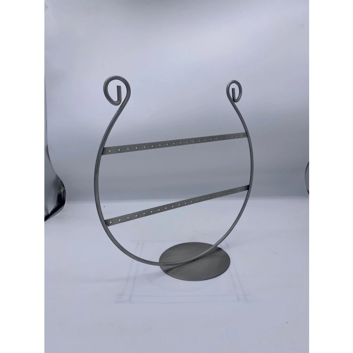 İthal Metal Gri Renk 29x29 Cm Küpe Standı