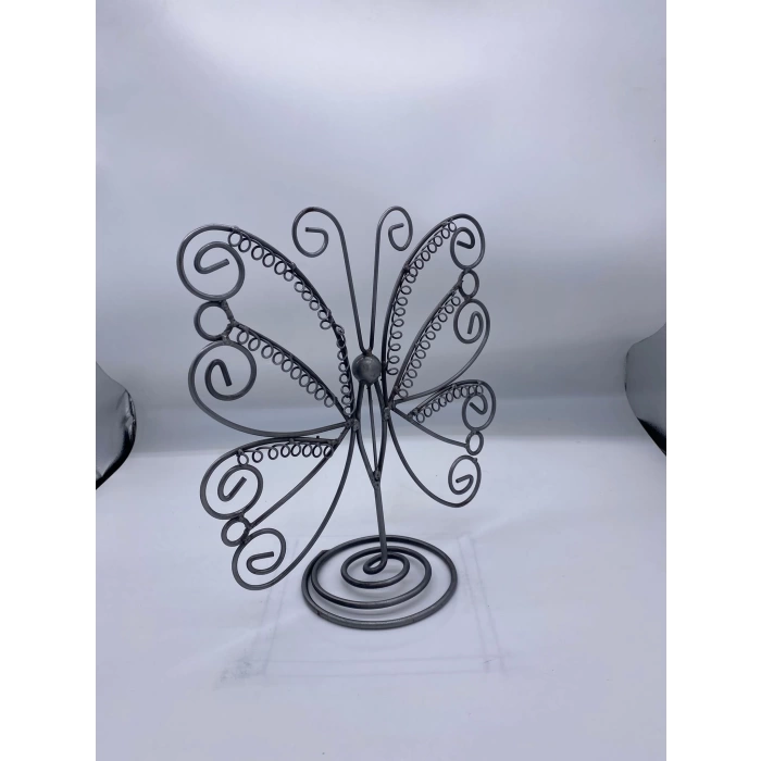 İthal Metal Gri  Renk 26x28Cm Küpe Standı
