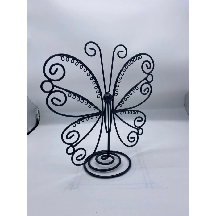 İthal Metal Gri  Renk 26x28Cm Küpe Standı