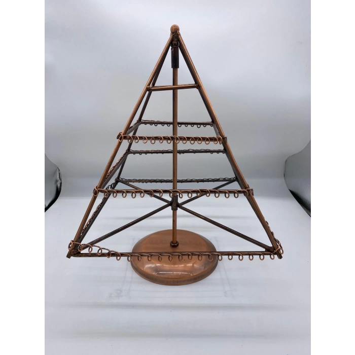 İthal Metal Dönen Bakır  Renk 47x23 Cm Küpe Standı