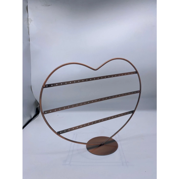 İthal Metal Bakır Renk 32x27Cm Küpe Standı