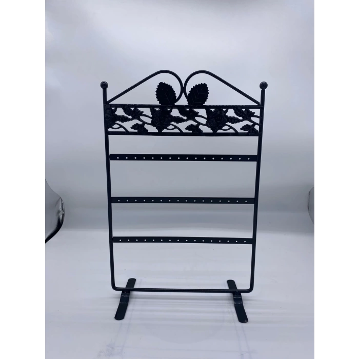 İthal Metal Siyah Renk 34x21Cm Küpe Standı