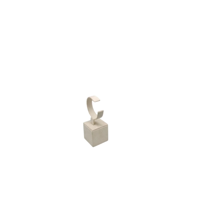 Sardunya Kumaş Krem Renk 5x14 Cm  Tekli  Kare Kelepçe