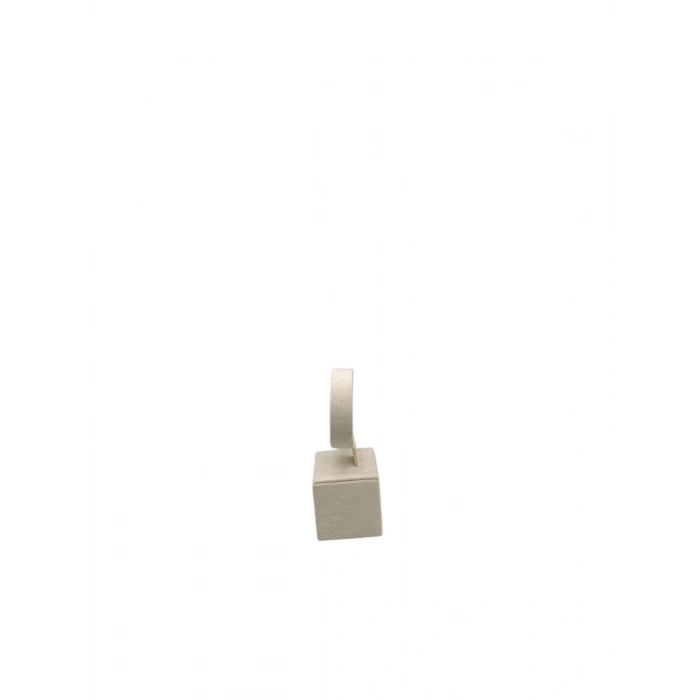 Sardunya Kumaş Krem Renk 5x14 Cm  Tekli  Kare Kelepçe