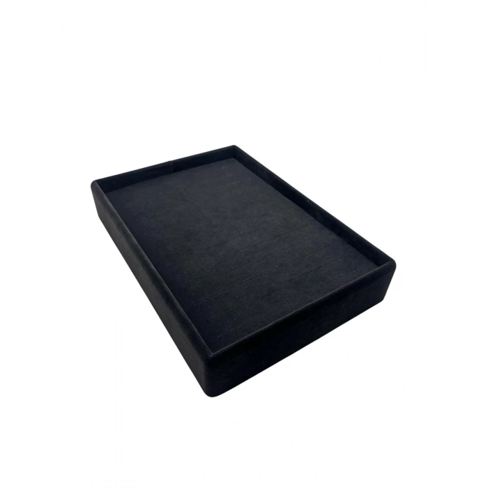 Süet Kumaş Füme Renk 17/24 Cm Batırmalı Bileklik Kelepçe Tablası