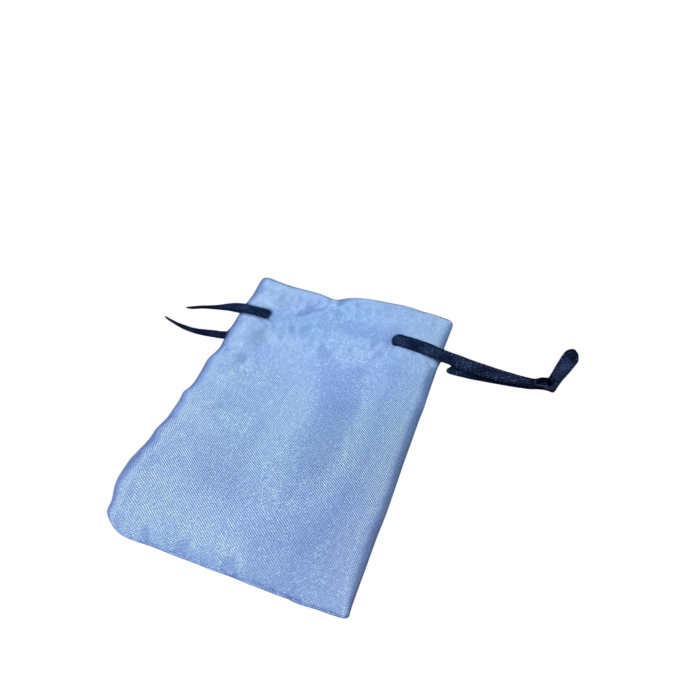 Saten Kumaş Beyaz Renk 7x9 Cm Aksesuar Kesesi Paketli