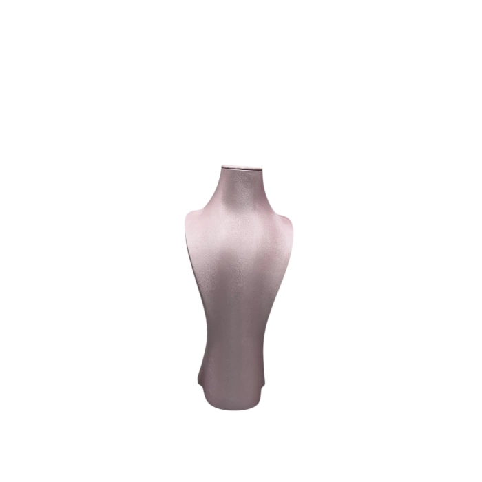 Adonis Model İmera Deri Kumaş Pembe  Renk Boy 38 Cm  Kolye Takı Sergileme Mankeni