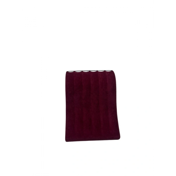 Süet Kumaş Bordo Renk 16/11,5 Cm Bileklik Künye Standi