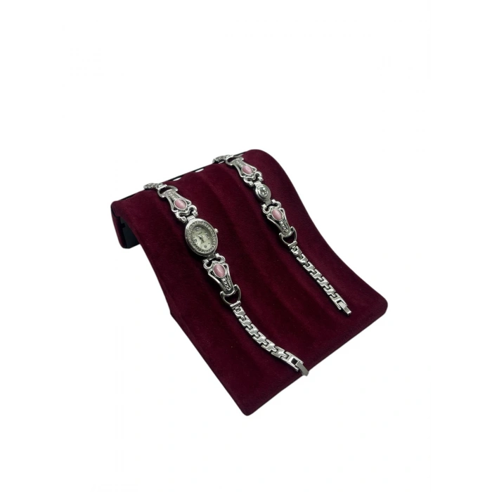 Süet Kumaş Bordo Renk 16/11,5 Cm Bileklik Künye Standi