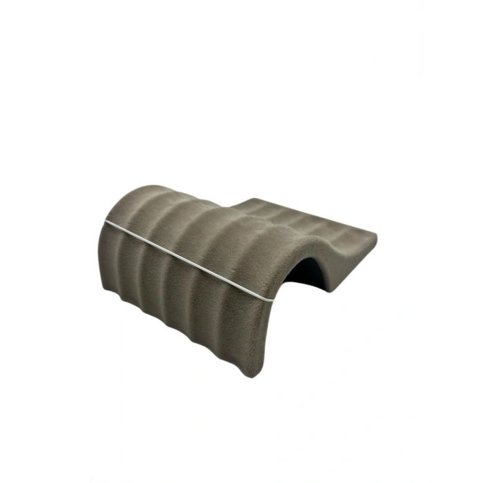 Süet Kumaş Sütlü Kahve Renk 16/11,5 Cm Bileklik Künye Standi