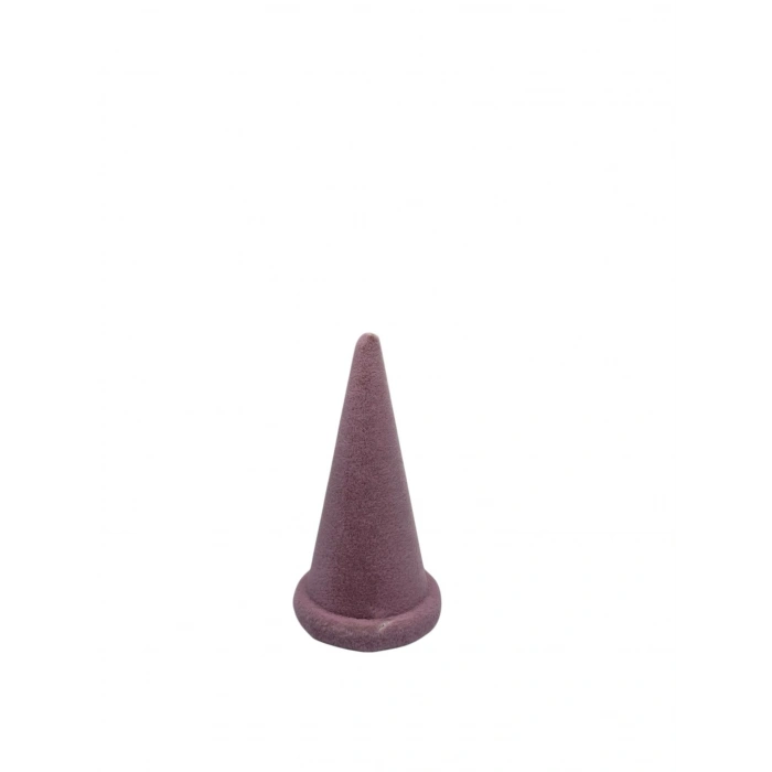 Süet Kumaş Pembe Renk 7 Cm Yüzük Sergileme Aksesuar