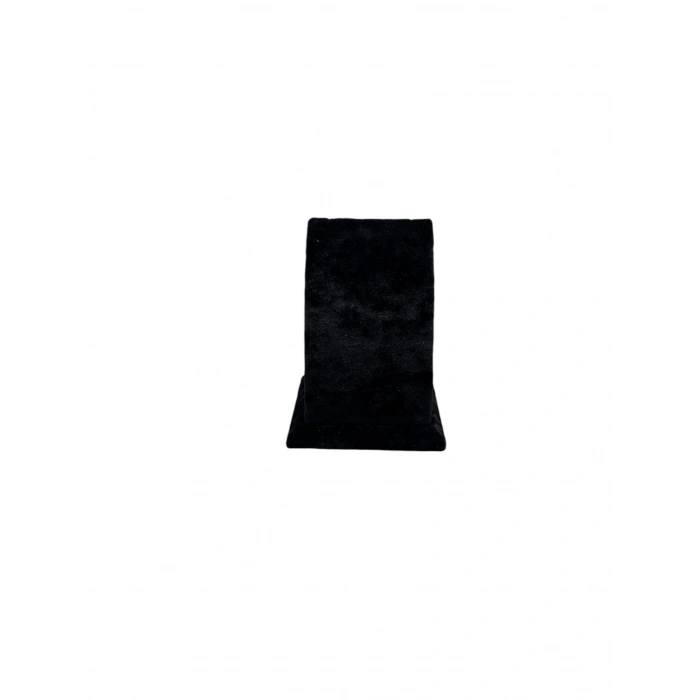 Süet Kumaş Siyah Renk Ayaklı 9/7 cm Küpe Sergileme Dekoru