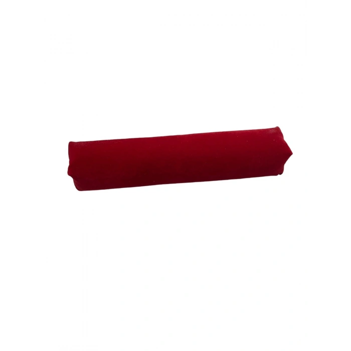 Süet Kumaş Kırmızı Renk 30 Cm Rulo Takı Yastığı