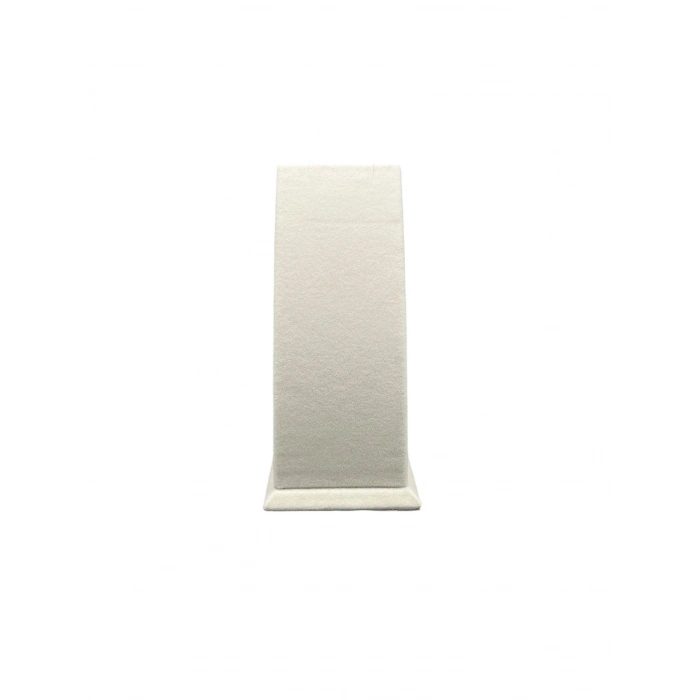 Kumaş Krem Renk Ayaklı 17/8,5 cm Kolye Sergileme Dekoru