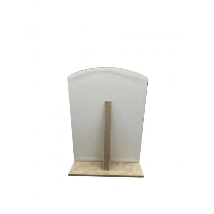 Sardunya Kumaş Krem Renk Boy 24 cm En34 cm Dik Bombeli Zincirlik