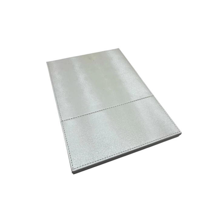 Deri Kumaş Kaplama Krem Renk 31*31 cm Katlanabilir Ayaklı Takı Ve Makyaj Aynası