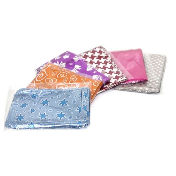 Metalize Desenli 10*15 cm 5 Paket - 500 Adet Jelatin Poşet