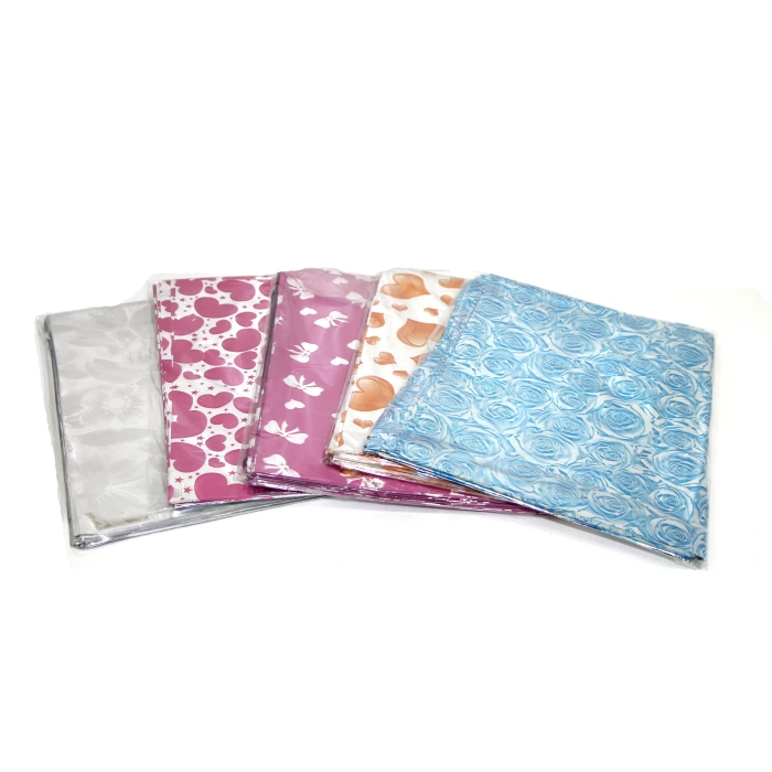 Metalize Desenli 17*21 cm  5 Paket - 500 Adet Jelatin Poşet