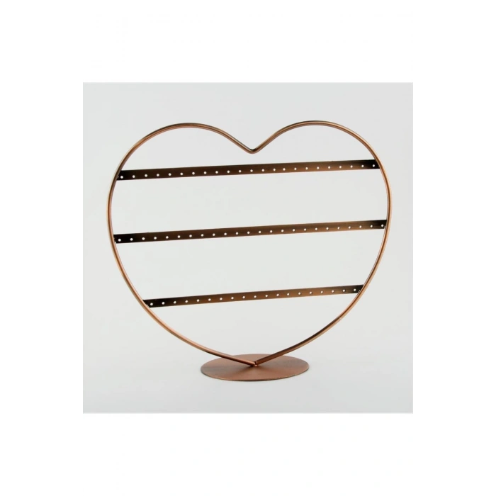İthal Metal Bakır Renk 32x27Cm Küpe Standı
