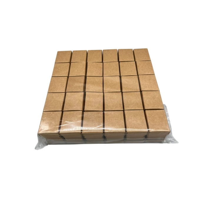 Karton Kraft Renk Süngerli 5/4 cm Yüzük Takı Kutusu