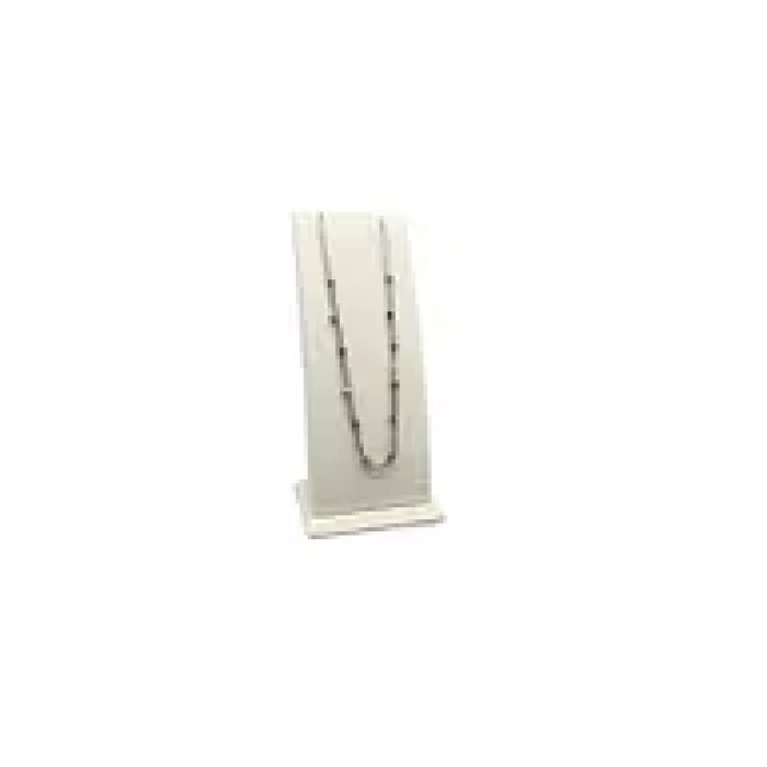 Kumaş Krem Renk Ayaklı 17/8,5 cm Kolye Sergileme Dekoru