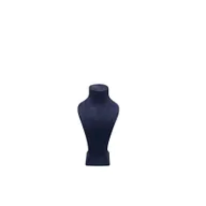 Lüx Model Sardunya Kumaş Lacivert Renk Boy 31 cm Kolye Takı Sergileme Mankeni