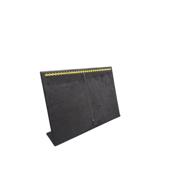 Sardunya Kumaş Füme Renk Boy 24 cm En 34 cm Yatay Model Zincirlik