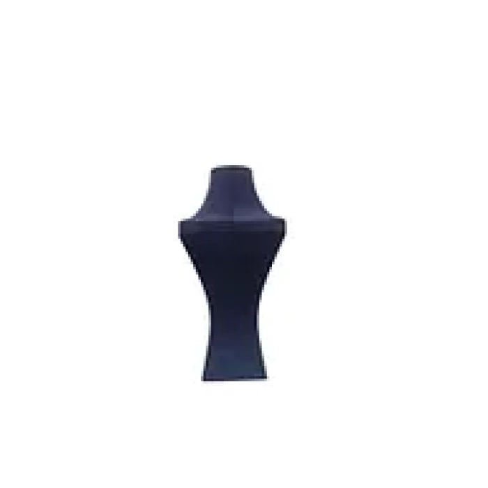 Sardunya Kumaş Lacivert Renk Boy 33cm Kolye Takı Sergileme Mankeni