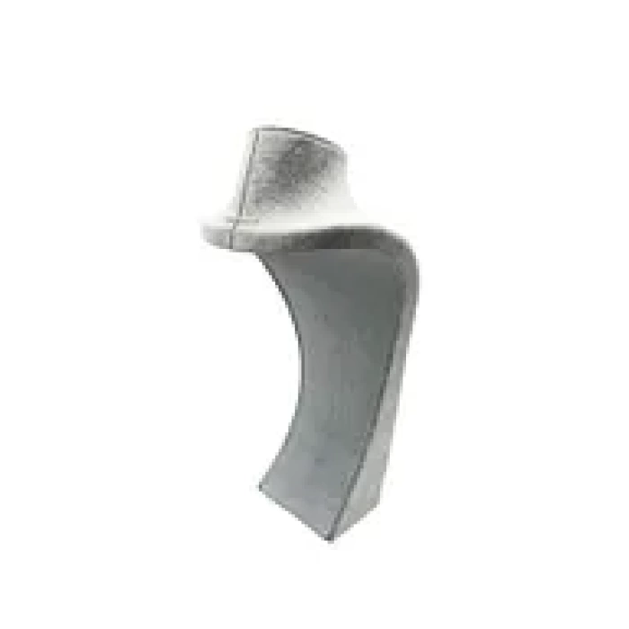 Süet Kumaş Elisia Manken Gri Renk 25/12 Cm Kolye Gerdanlık Takı Sergileme Mankeni