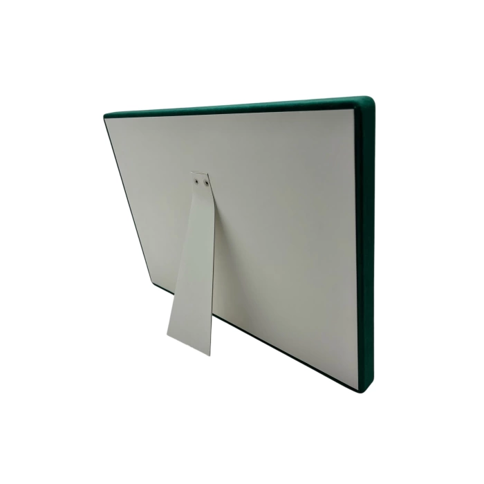 Süet Kumaş Yeşil 34-24 Cm Ayaklı 18 Pedli Kolye Tabla Stand