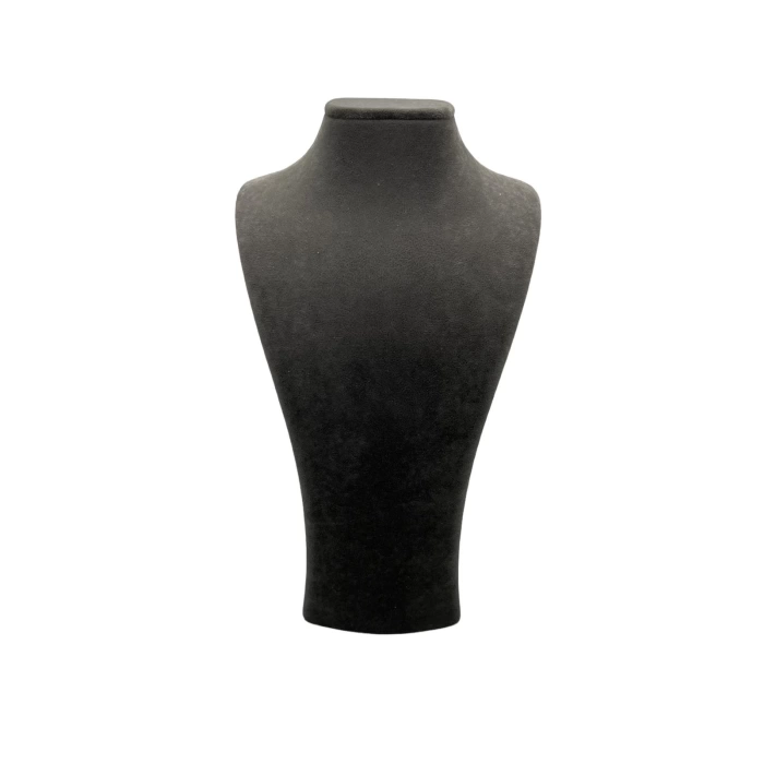 Süet Kumaş Kahve Renk Boy 27/12 cm Kolye Takı Sergileme Mankeni