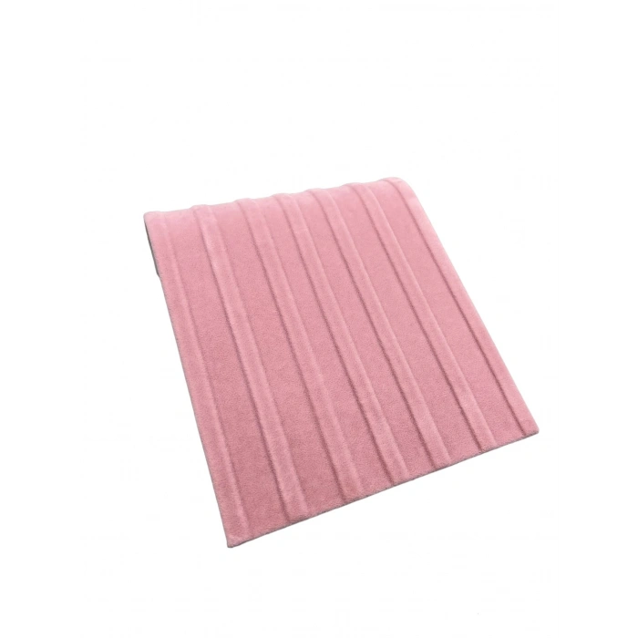 Süet Kumaş Pembe Renk 23/16 Cm Bileklik Künye Standi