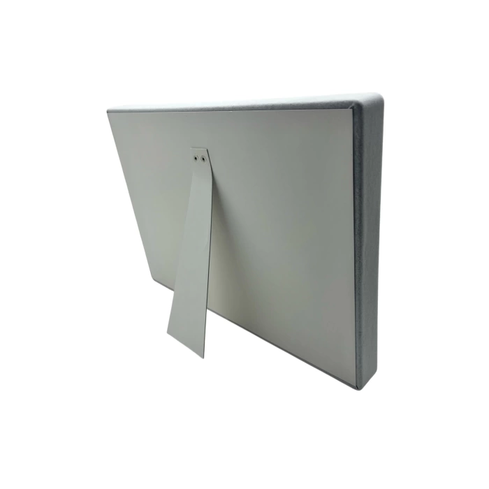 Süet Kumaş Gri 34-24 Cm Ayaklı 8 Pedli Kolye Tabla Stand