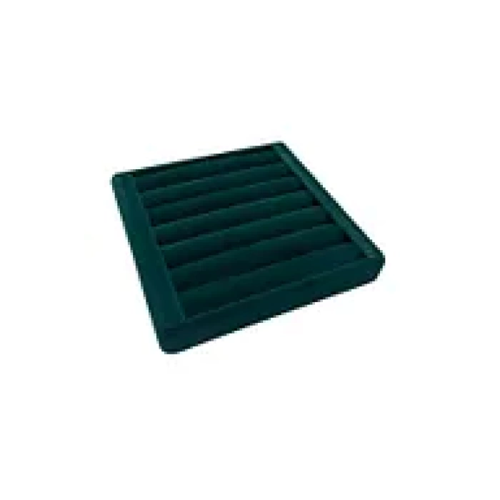 Süet Kumaş Yeşil Renk 15 cm 15 cm Yüzük Sergileme Standı