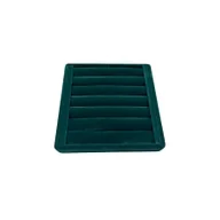 Süet Kumaş Yeşil Renk 15 cm 15 cm Yüzük Sergileme Standı