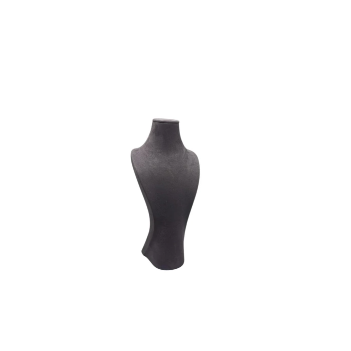 Yerli Üretim Adonis Model Sardunya Kumaş Füme Renk Boy 33 cm Kolye Takı Sergileme Mankeni