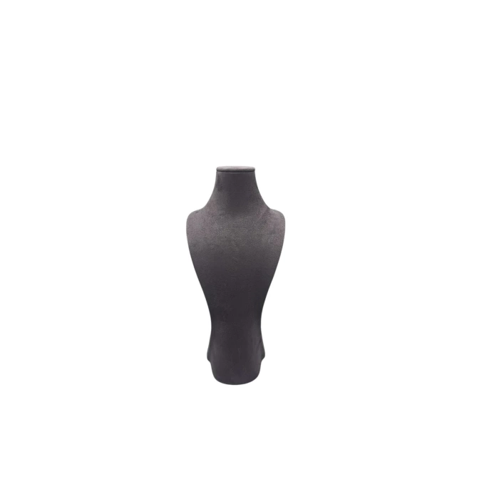 Yerli Üretim Adonis Model Sardunya Kumaş Füme Renk Boy 38cm Kolye Takı Sergileme Mankeni