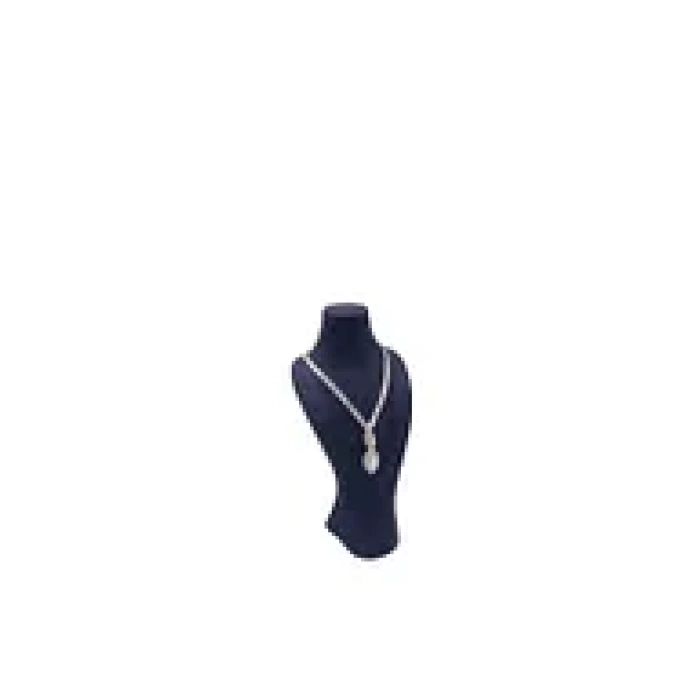 Yerli Üretim Adonis Model Sardunya Kumaş Lacivert Renk Boy 23 cm Kolye Takı Sergileme Mankeni