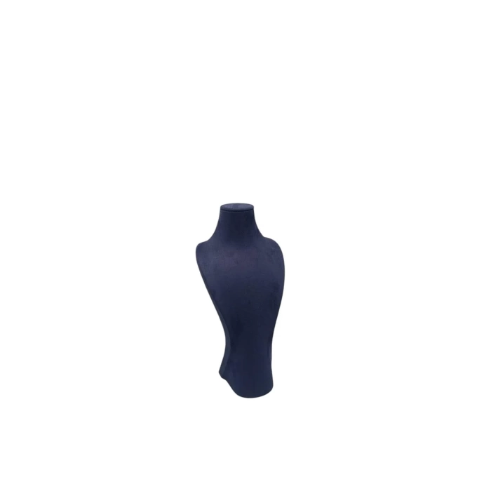 Yerli Üretim Adonis Model Sardunya Kumaş Lacivert Renk Boy 28cm Kolye Takı Sergileme Mankeni