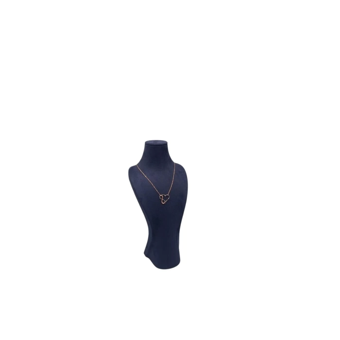 Yerli Üretim Adonis Model Sardunya Kumaş Lacivert Renk Boy 28cm Kolye Takı Sergileme Mankeni