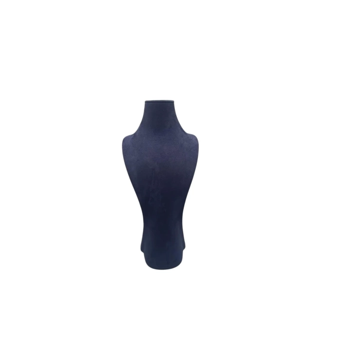Yerli Üretim Adonis Model Sardunya Kumaş Lacivert Renk Boy 38cm Kolye Takı Sergileme Mankeni