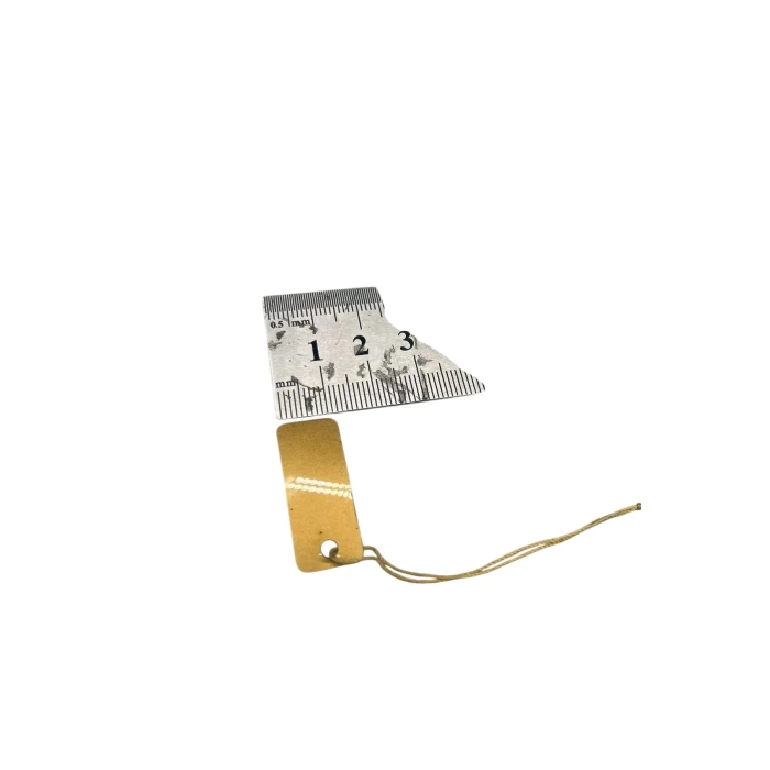 Yerli Üretim Büyük Boy Gold Renk 2,5/1cm 80 Adet Karton İpli Fiyat Etiketi
