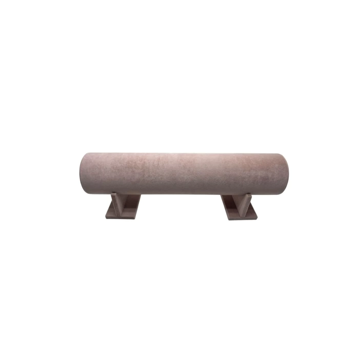 Yerli Üretim Büyük Boy Süet Kumaş Pembe Renk 50 cm Ayaklı Taç Standı