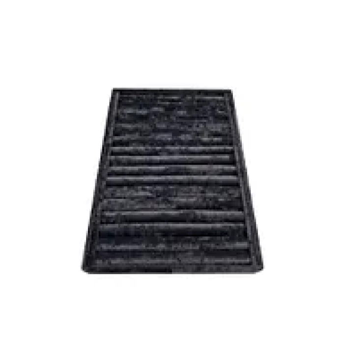 Yerli Üretim Büyük Boy Süet Kumaş Siyah Renk 34 cm / 24 cm Dikine Sosisli Yüzük Sergileme Standı